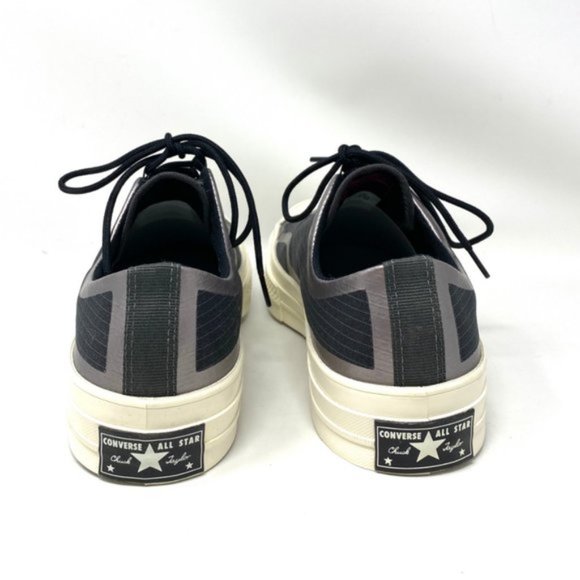 💖MEGA SALE💖Converse Women 170768C CHUCK 70 TAPE SEAM OX Black Canvas Low Shoes - Picture 6 of 9